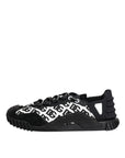 Dolce & Gabbana Black Logo Nylon Low Top NS1 Sneakers Shoes