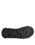 Dolce & Gabbana Black Logo Nylon Low Top NS1 Sneakers Shoes