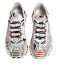 Dolce & Gabbana Multicolor Suede Fabric NS1 Sneakers Shoes