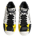 Dolce & Gabbana Multicolor Lettering Portofino Sneakers Shoes