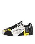 Dolce & Gabbana Multicolor Lettering Portofino Sneakers Shoes