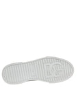 Dolce & Gabbana White Black Cotton High Top Sneakers Shoes