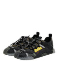 Dolce & Gabbana Black Green Camo NS1 Low Top Sneakers Shoes