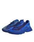 Dolce & Gabbana Blue Leather Daymaster Low Top Sneakers Shoes
