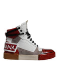 Dolce & Gabbana Multicolor Leather High Top Sneakers Shoes