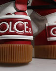 Dolce & Gabbana Multicolor Leather High Top Sneakers Shoes