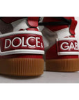 Dolce & Gabbana Multicolor Leather High Top Sneakers Shoes