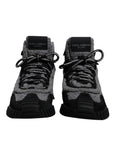 Dolce & Gabbana Gray Black NS1 High Top Boots Sneakers Shoes
