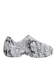 Dolce & Gabbana White Black Graffiti Daymaster Sneakers Shoes