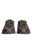 Dolce & Gabbana Army Green Low Top NS1 Men Sneakers Shoes