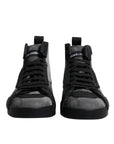 Dolce & Gabbana Multicolor Camouflage High Top Sneakers Shoes