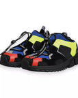 Dolce & Gabbana Multicolor Mesh Sorrento Trekking Sneakers Shoes
