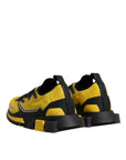Dolce & Gabbana Yellow SORRENTO Sport Stretch Sneakers Shoes