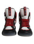 Dolce & Gabbana Multicolor Leather High Top Sneakers Shoes