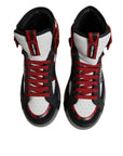 Dolce & Gabbana Multicolor Leather High Top Sneakers Shoes