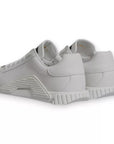 Dolce & Gabbana White Leather Logo Low Top NS1 Sneakers Shoes