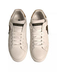 Dolce & Gabbana White Crown Patch Portofino Sneakers Shoes