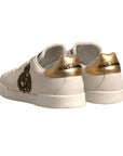 Dolce & Gabbana White Crown Patch Portofino Sneakers Shoes