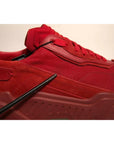 Dolce & Gabbana Red Leather Daymaster Low Top Sneakers Shoes