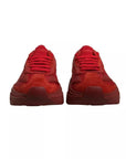 Dolce & Gabbana Red Leather Daymaster Low Top Sneakers Shoes
