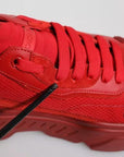 Dolce & Gabbana Red Leather Daymaster Low Top Sneakers Shoes