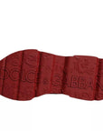 Dolce & Gabbana Red Leather Daymaster Low Top Sneakers Shoes