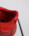Dolce & Gabbana Red Leather Daymaster Low Top Sneakers Shoes