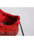 Dolce & Gabbana Red Leather Daymaster Low Top Sneakers Shoes
