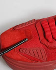 Dolce & Gabbana Red Leather Daymaster Low Top Sneakers Shoes