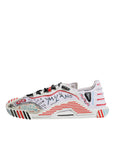 Dolce & Gabbana Multicolor Suede Fabric NS1 Sneakers Shoes