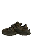 Dolce & Gabbana Military Green Space Low Top Sneakers Shoes