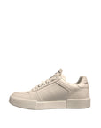 Dolce & Gabbana White Leather DG Logo Low Top Sneakers Shoes