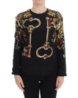 Dolce & Gabbana Elegant Medieval Print Silk Blouse