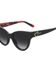 Love Moschino Black Haircalf Sunglasses