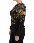 Dolce & Gabbana Elegant Medieval Print Silk Blouse