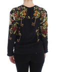 Dolce & Gabbana Elegant Medieval Print Silk Blouse