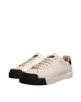 Dolce & Gabbana White Leather Logo Portofino Sneakers Shoes