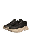 Dolce & Gabbana Black White Daymaster Low Top Sneakers Shoes