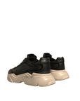 Dolce & Gabbana Black White Daymaster Low Top Sneakers Shoes