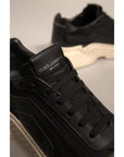 Dolce & Gabbana Black White Daymaster Low Top Sneakers Shoes