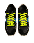 Dolce & Gabbana Multicolor Suede Low Top Sneakers Shoes