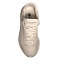 Dolce & Gabbana White Daymaster Leather Low Top Sneakers Shoes
