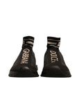 Dolce & Gabbana Black White High Top Sorrento Sneakers Shoes