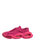 Dolce & Gabbana Pink Wave Low Top Lace Up Men Sneakers Shoes