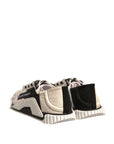 Dolce & Gabbana White Black NS1 Low Top Sports Sneakers Shoes