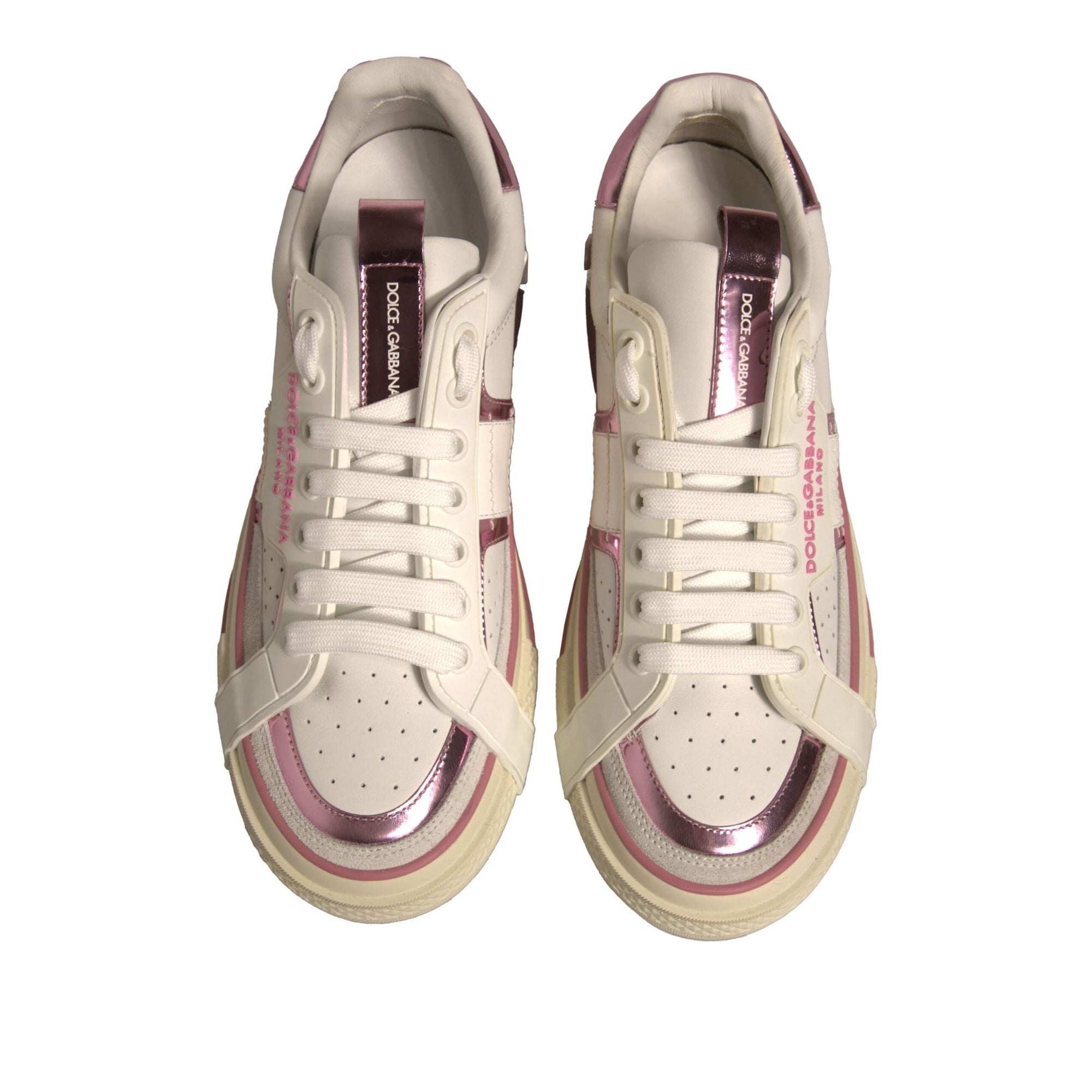 Dolce & Gabbana Multicolor Logo CUSTOM 2.Zero Sneakers Shoes