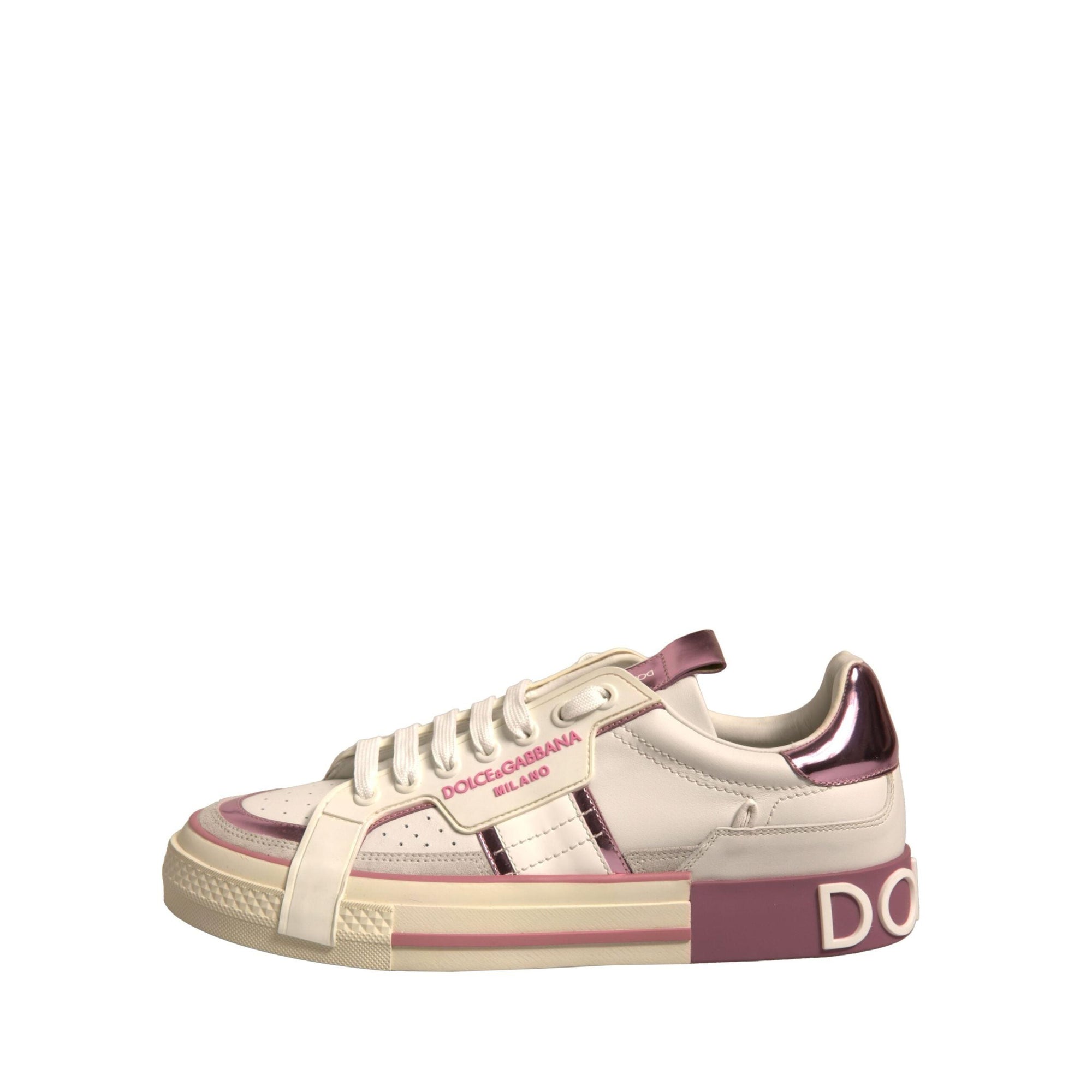 Dolce & Gabbana Multicolor Logo CUSTOM 2.Zero Sneakers Shoes