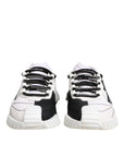 Dolce & Gabbana White Black NS1 Low Top Sneakers Shoes
