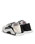 Dolce & Gabbana White Black NS1 Low Top Sneakers Shoes