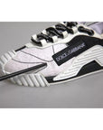 Dolce & Gabbana White Black NS1 Low Top Sneakers Shoes